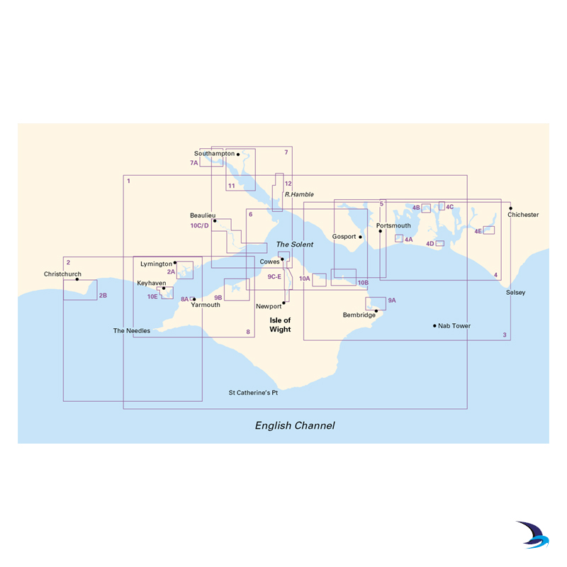 Imray - Chart Folio 2200 The Solent